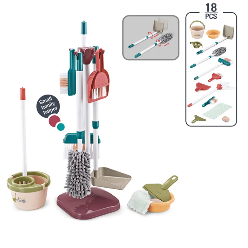 Kids Cleaning Set Children's Educational Simulation Play House Toy Housekeeping Cleaning Toys