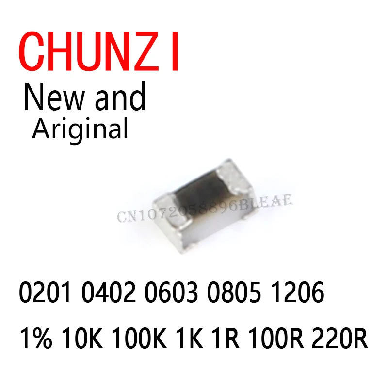 

4250PCS 8500PCS 8850PCS Resistor Sample Book SMD Assorted Kit 0201 0402 0603 0805 1206 1% 10K 100K 1K 1R 100R 220R