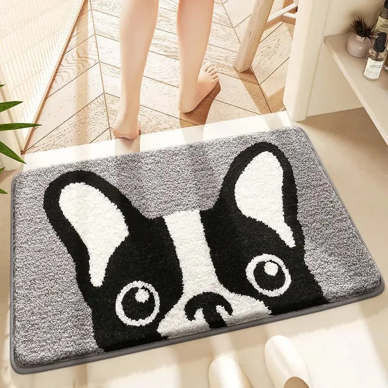 Vintage Cartoon Mat Waterproof Oil-proof Cabinet Protector for TV Stand Sideboard