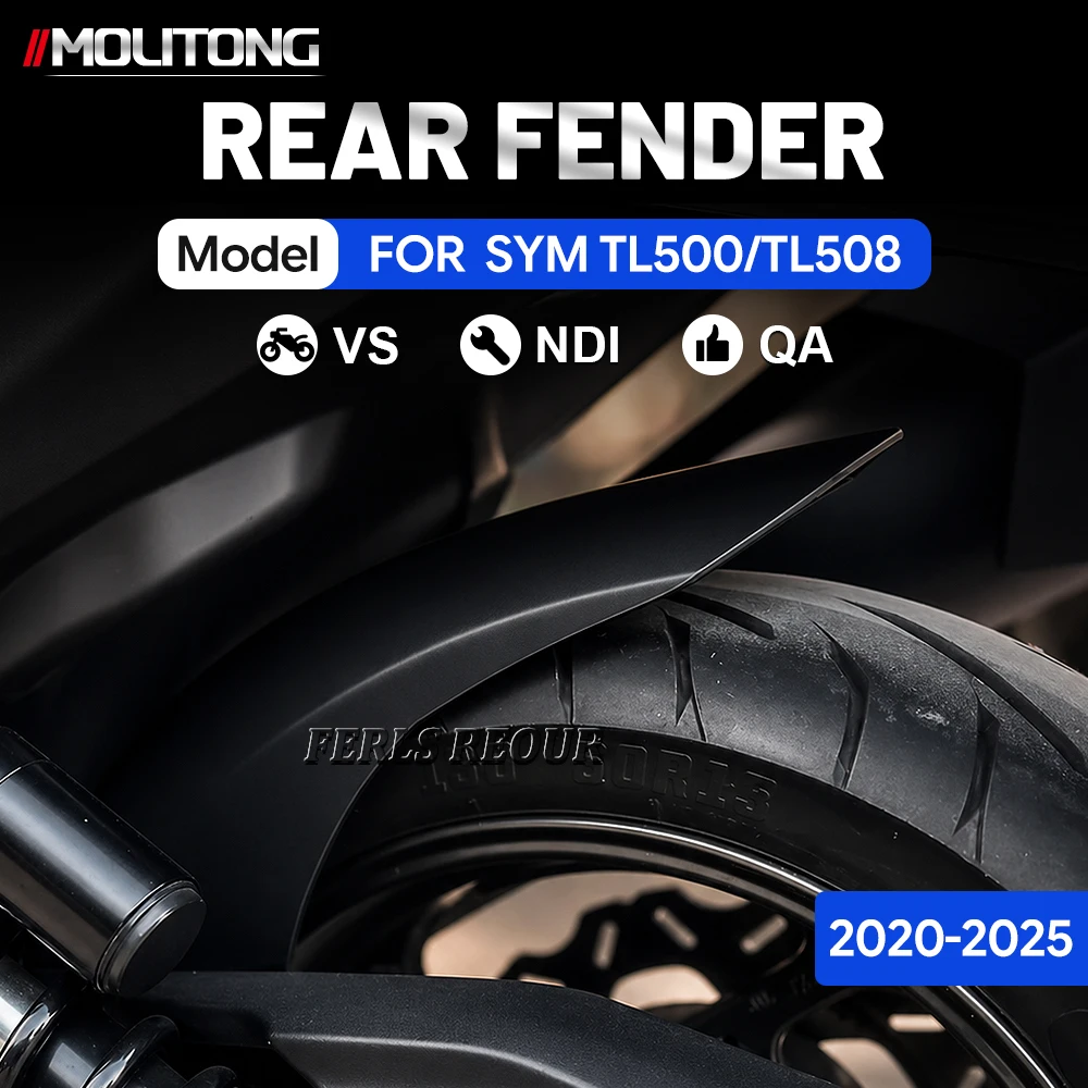For Sym TL 500 TL500 TL 508 TL508 2020-2025 2021 Fender Extension Rear Wheel Mudguards Splash Guard Cover Motorcycle Accessories