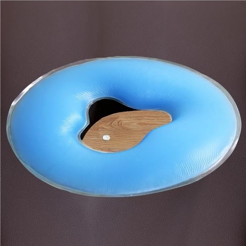 Bedtime Massage Pillow U-Shaped Latex Beauty Salon Special Silicone Face Pad Head Rest Pillow round Pillow Sleep Aid