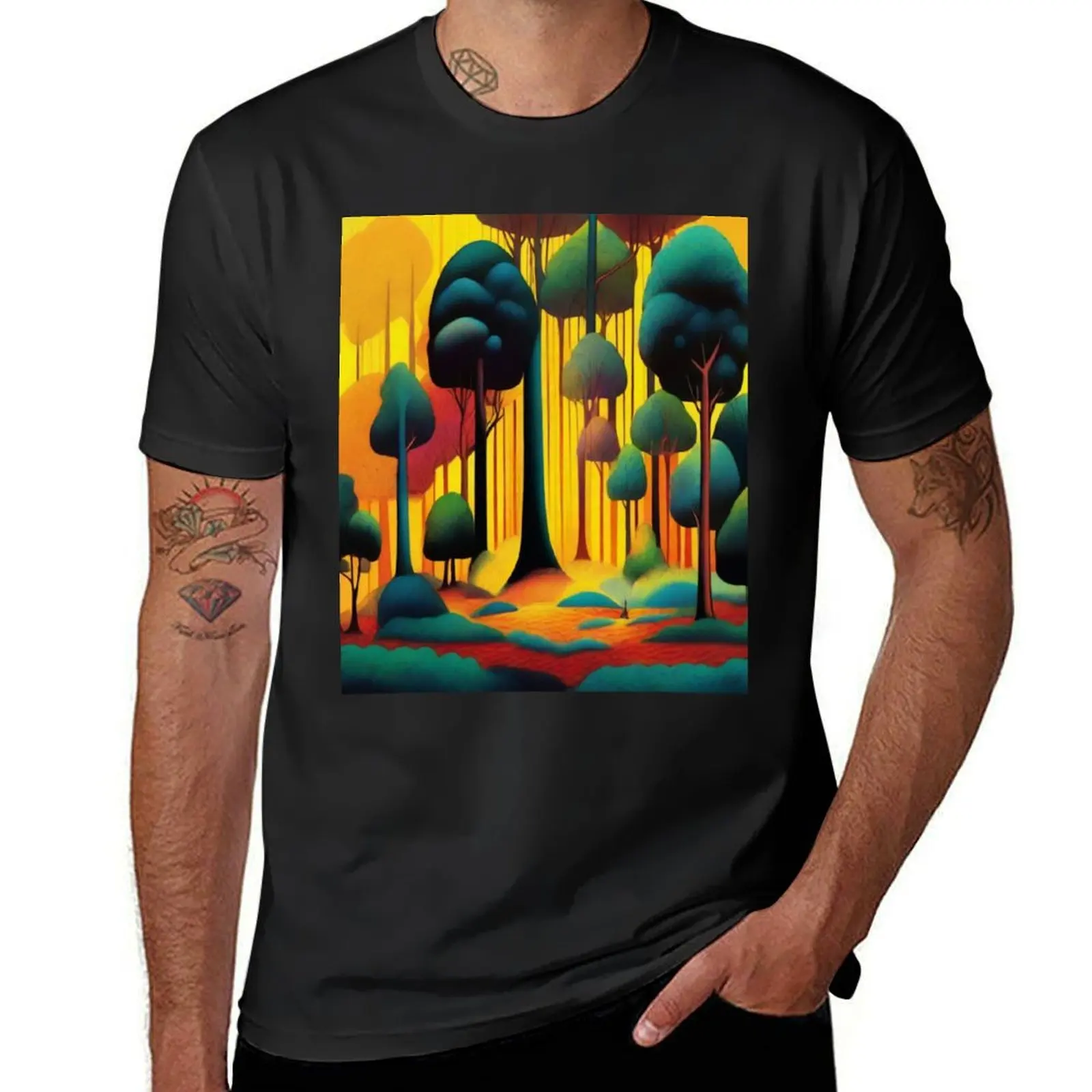 Eyvind Earle T-Shirt customs design your own customs new edition T-shirt men