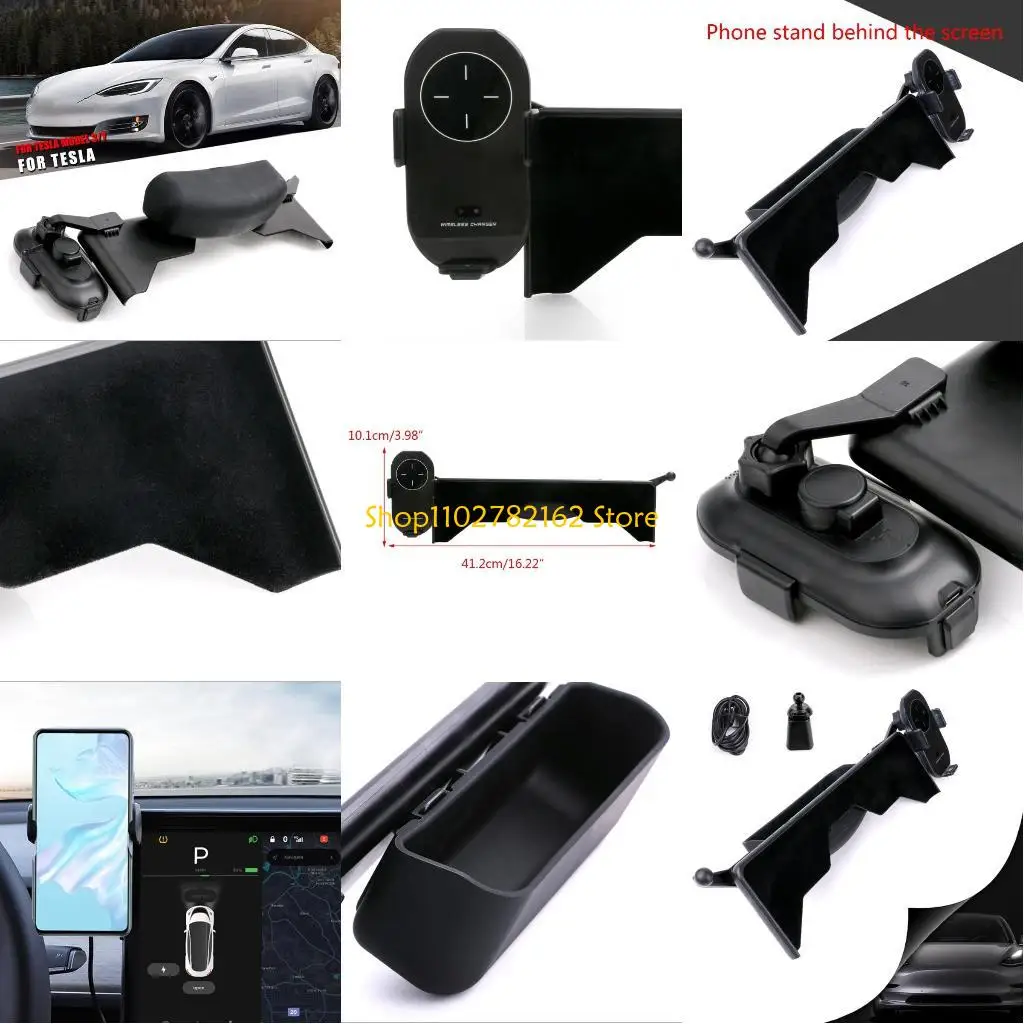 

547B For Car 3 Y Wireless 15w for w/ Storage for Case for Sunglasses