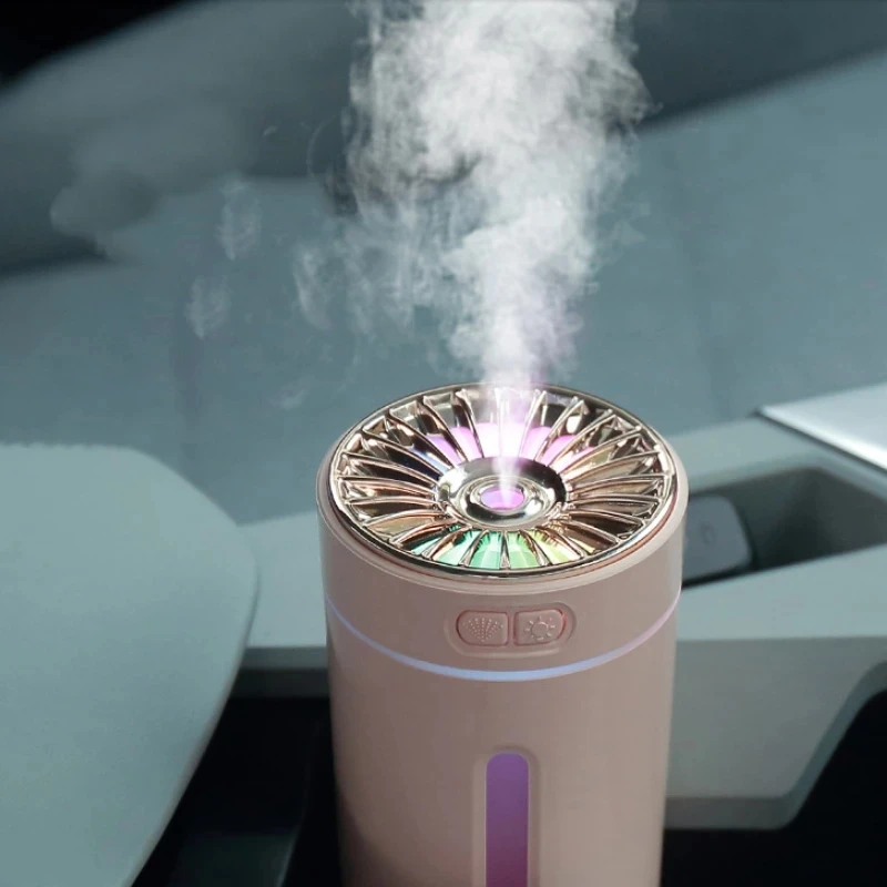 Wireless Car Humidifier 2023 New Portable 280ML Car Fragrance Xiaomi Humidifier Light Phantom Cup Air Diffuser Dropshipping