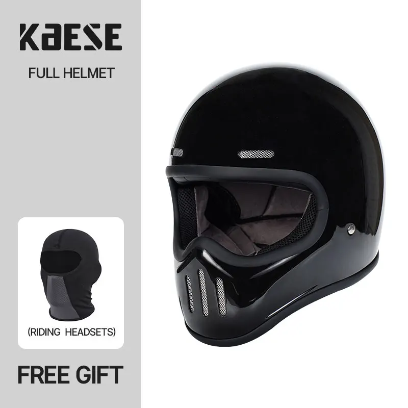 Fiberglass Racing Motorcycle Helmet Full Face Motorbike Helmet Men Women  DOT Capacete Casqueiro Casque