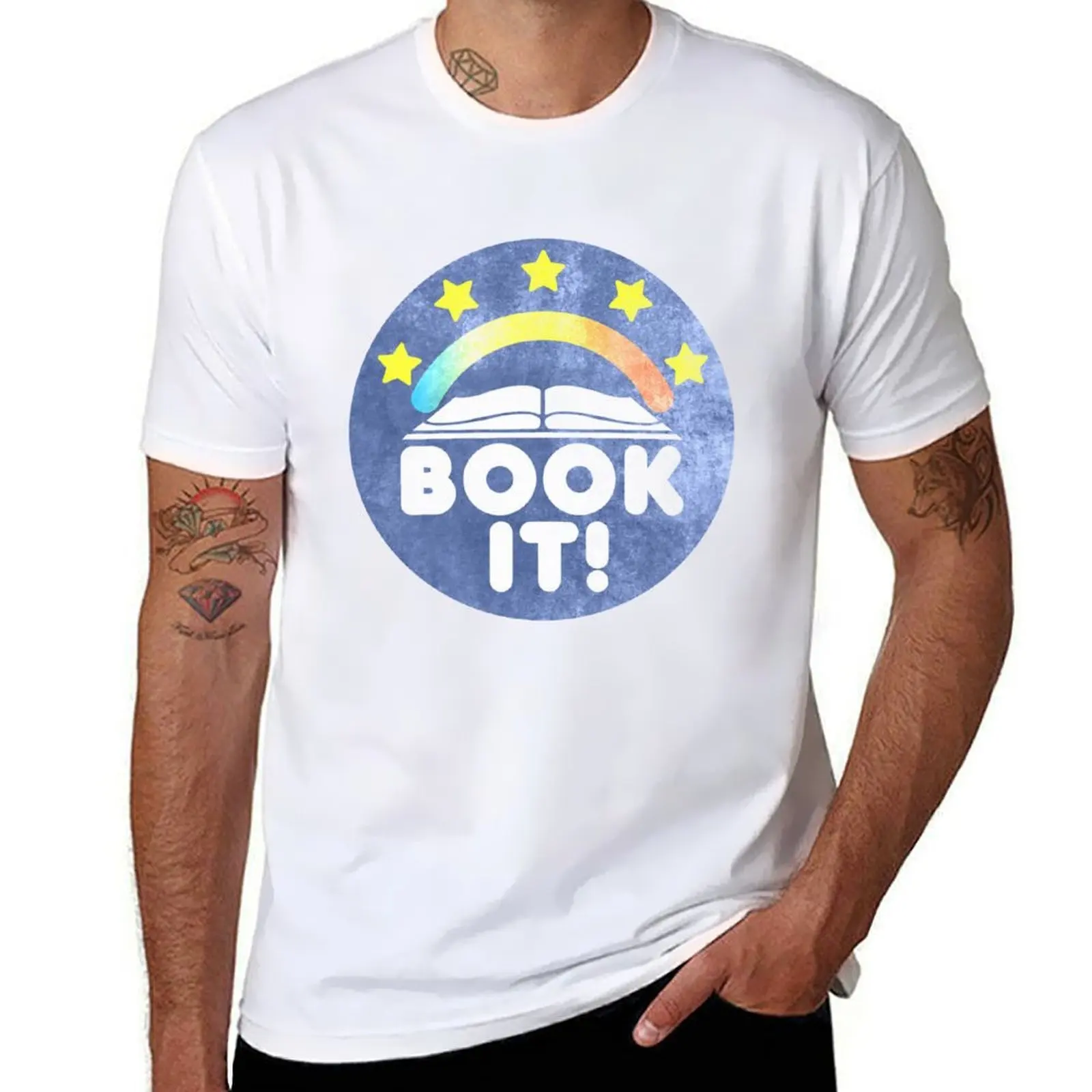

Pizza Hut Book it T-Shirt men t shirt cotton 100% man t shirt cotton T-Shirt