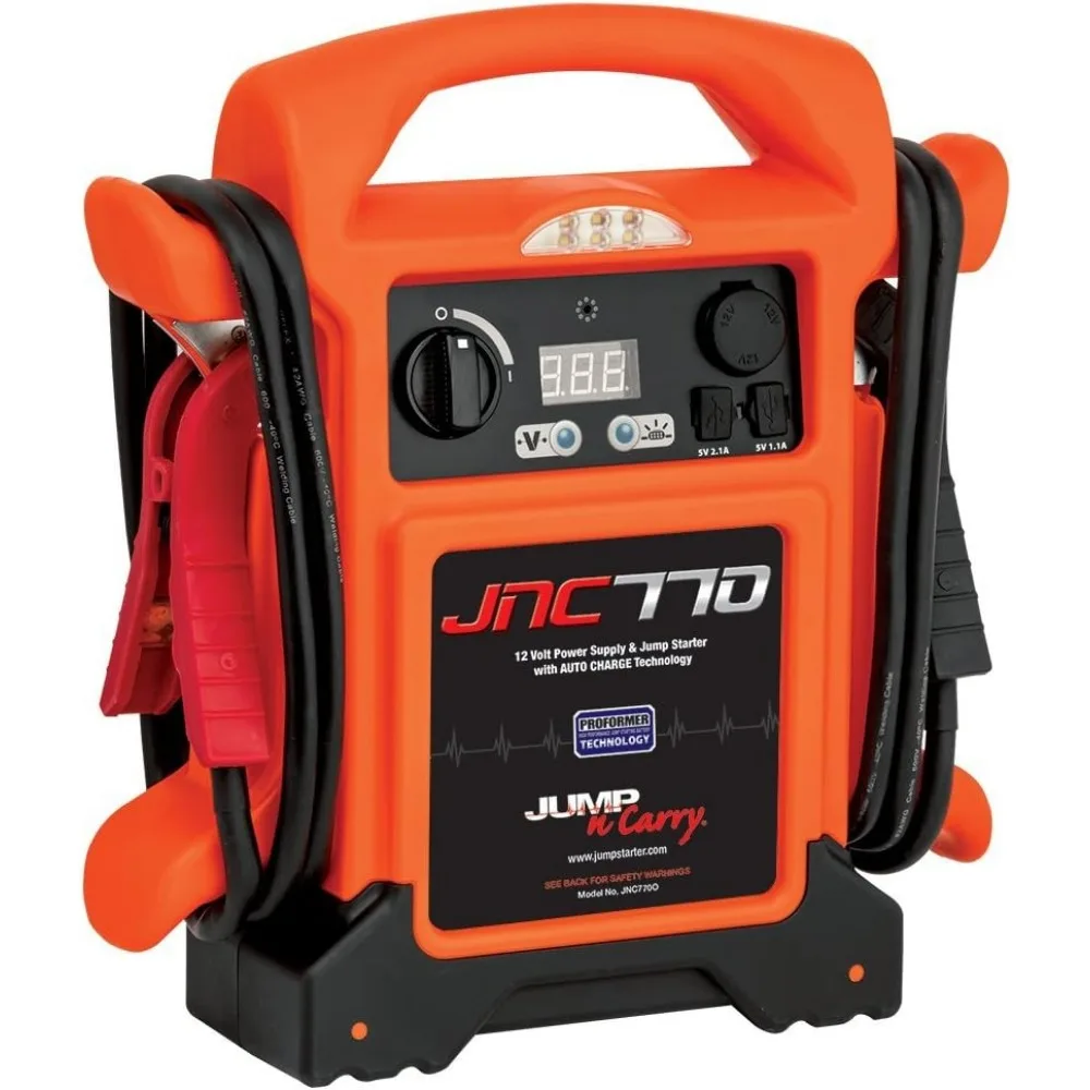 Jump-N-Carry JNC770O 1700 Peak Amp Premium 12 Volt Jump Starter