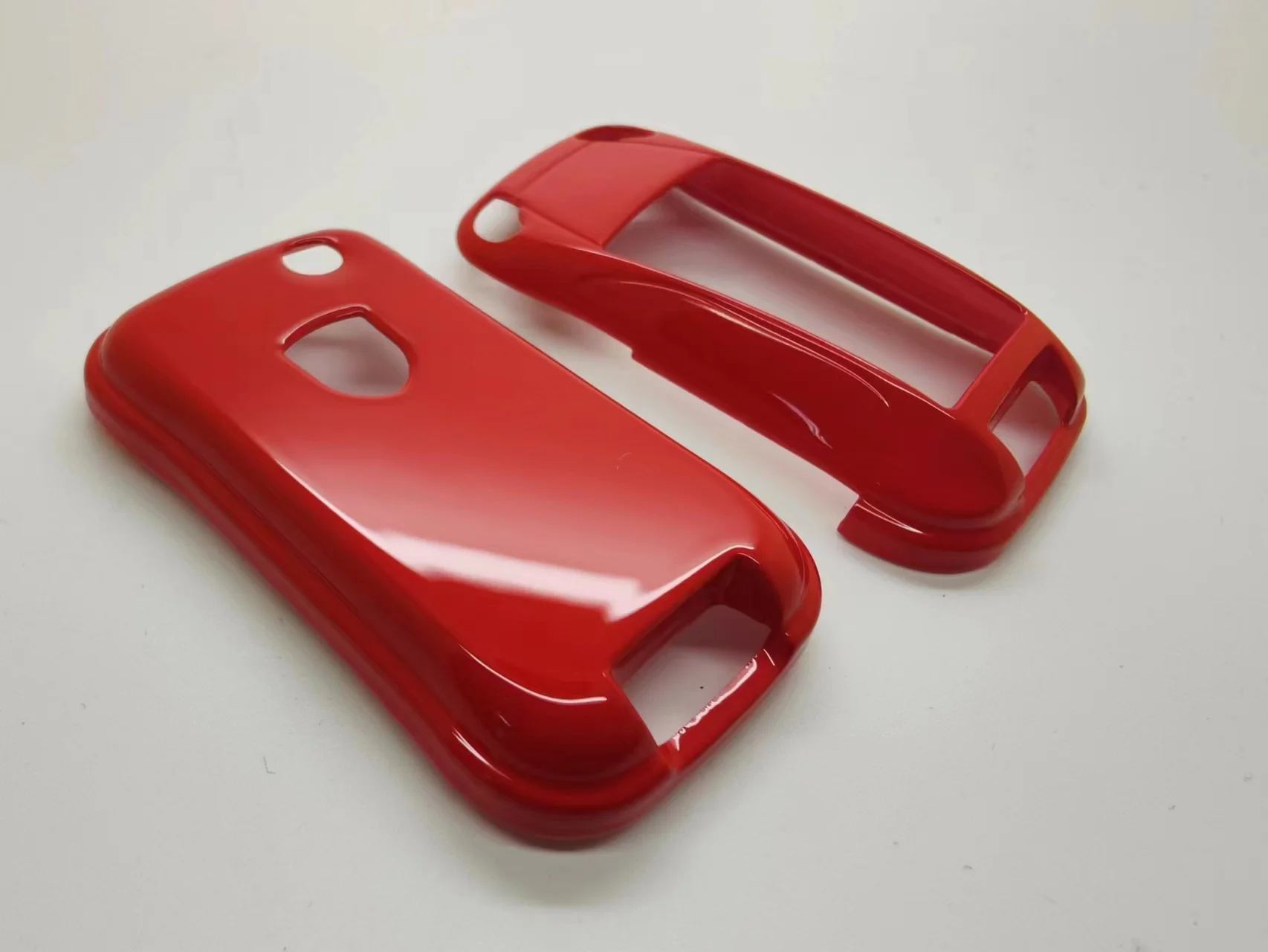 

RED color Key Case Protector Accessories Cover Shell For Porsche Cayenne 1st Gen. (2003-2010)