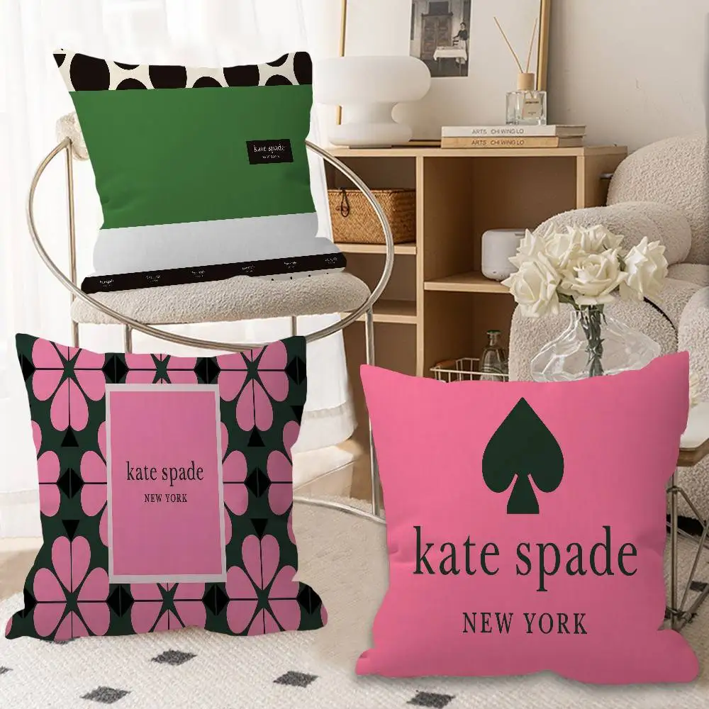 Funda de cojín K-Kate S-Spade, funda de almohada decorativa, funda de cojín estampada para sofá