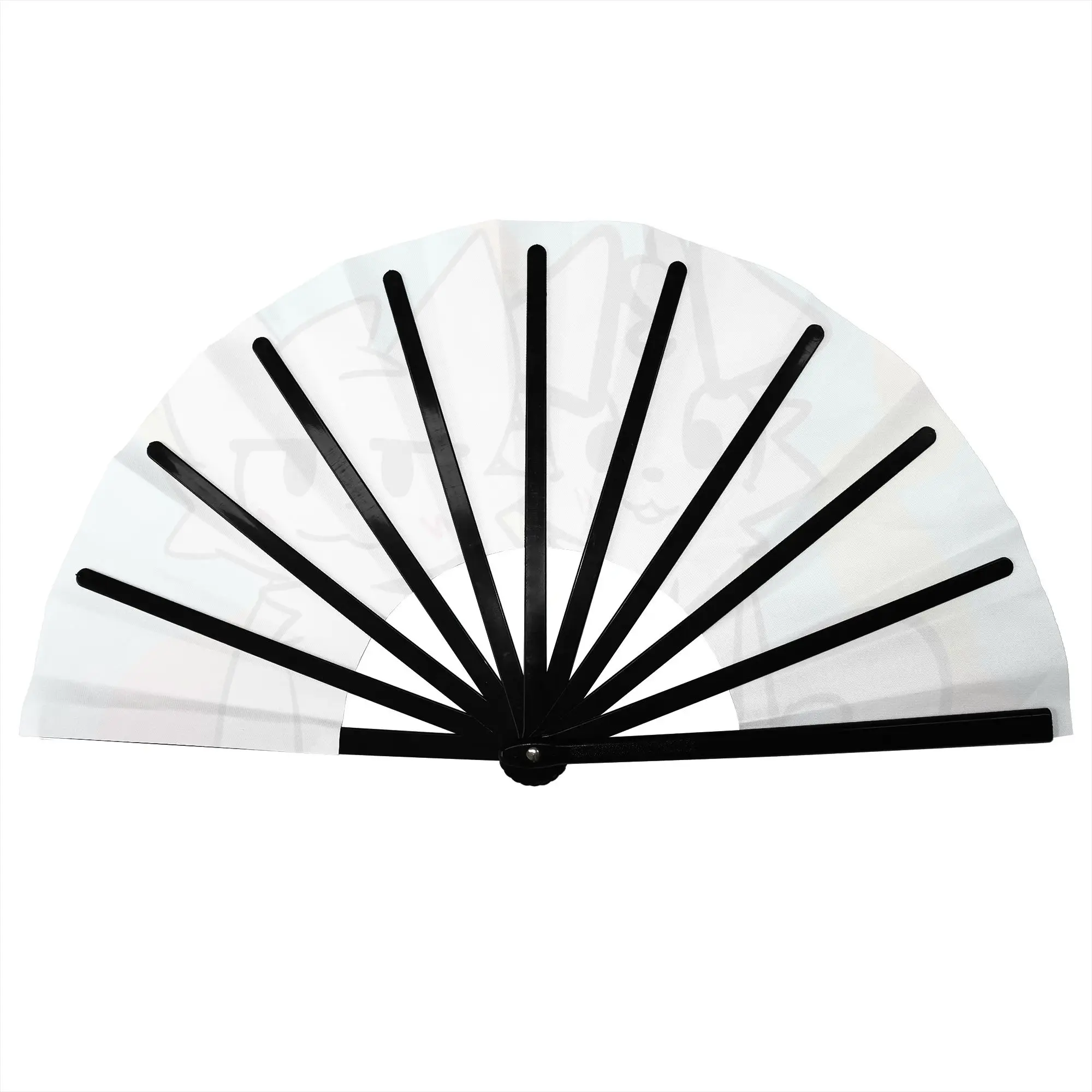 Personalised Boykisser Silly Cat Hand Fan Promotional Gift Event Souvenir Tease Durable Folding Fans Novelty Bulk Pack Fan