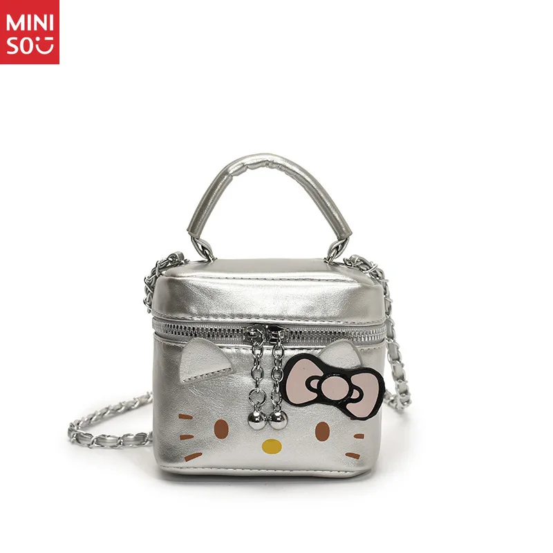 Miniso 2025 Bow Mini Bag for Women, Fashion Crossbody Shoulder Purse, Versatile & Chic