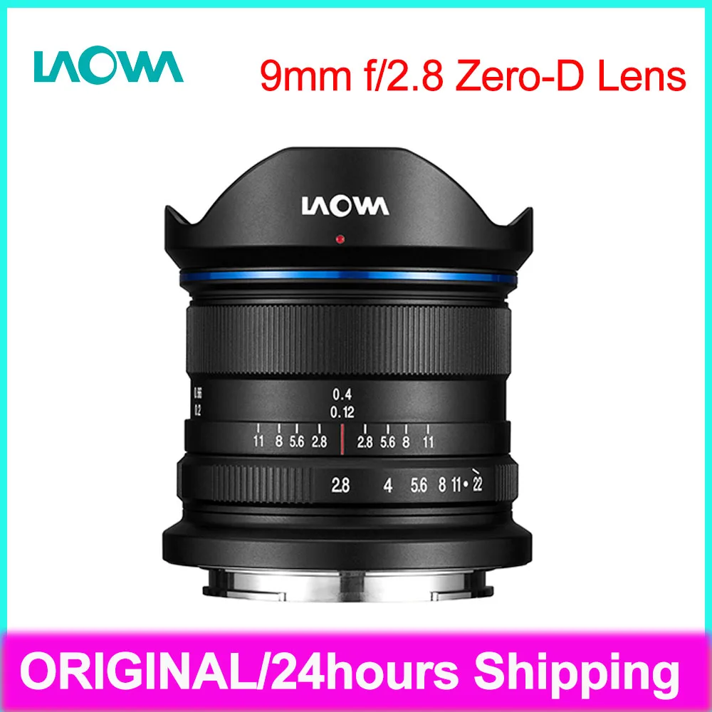 Laowa 9mm F2.8 Zero-D Lens APS-C Manual Focus Lens for Fuij X Canon EF-M Canon RF M43 Sony E Nikon Z Mount Camera