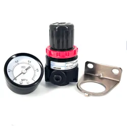AR2000 02 G1/4'' Pressure regulator Mini Air Ar2000-02 Relief Control Compressor Regulator Treatment Units Valve Gauge Fitting