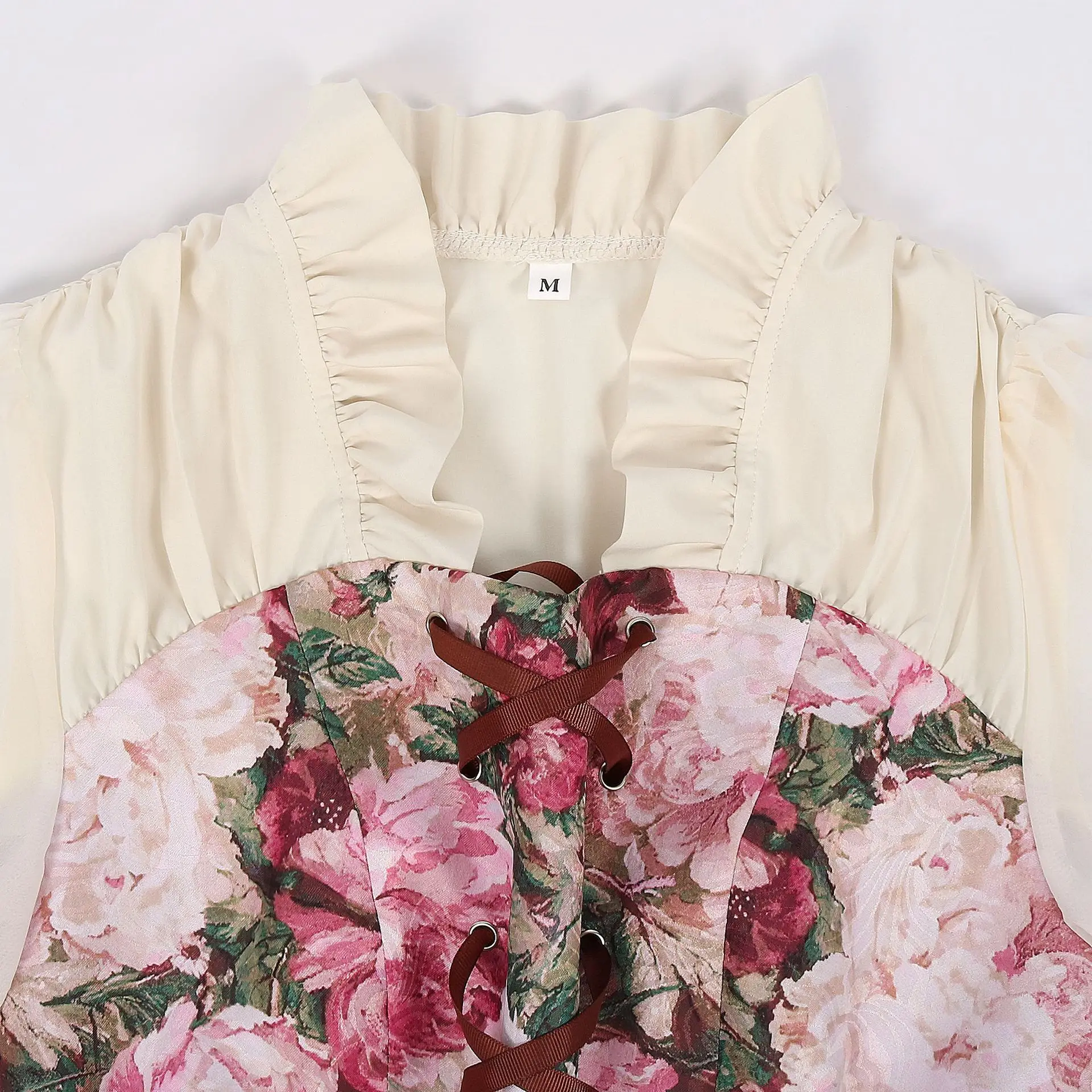 Хэллоуин косплей дворец Виктория средневековый винтажный цветочный костюм феи эльфа для женщин принцесса бандажное платье для рождественской вечеринки