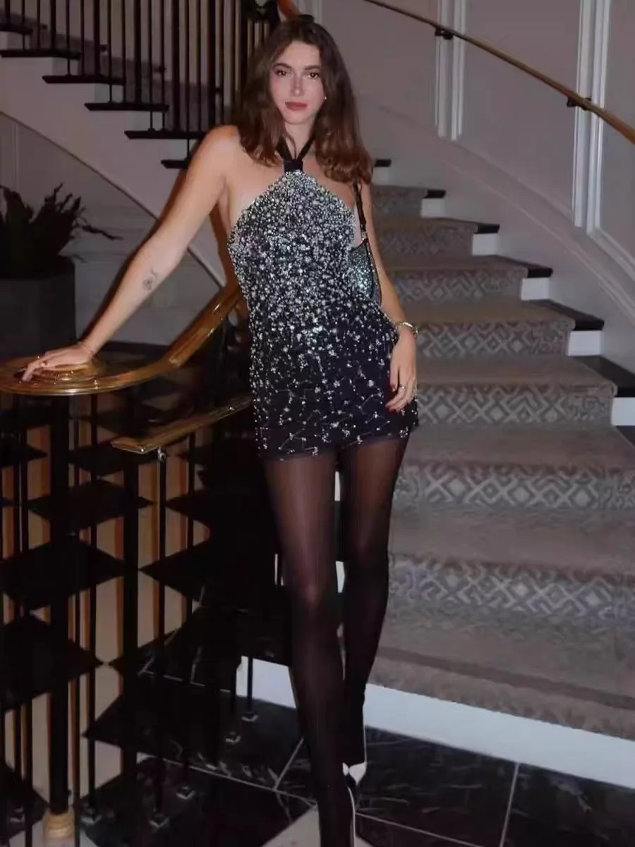 

Bla Sequin High Waist Dr Luxury Faion Birthday New Year Cisas Ele off oulder Gown Polyester Fiber ort Skirt