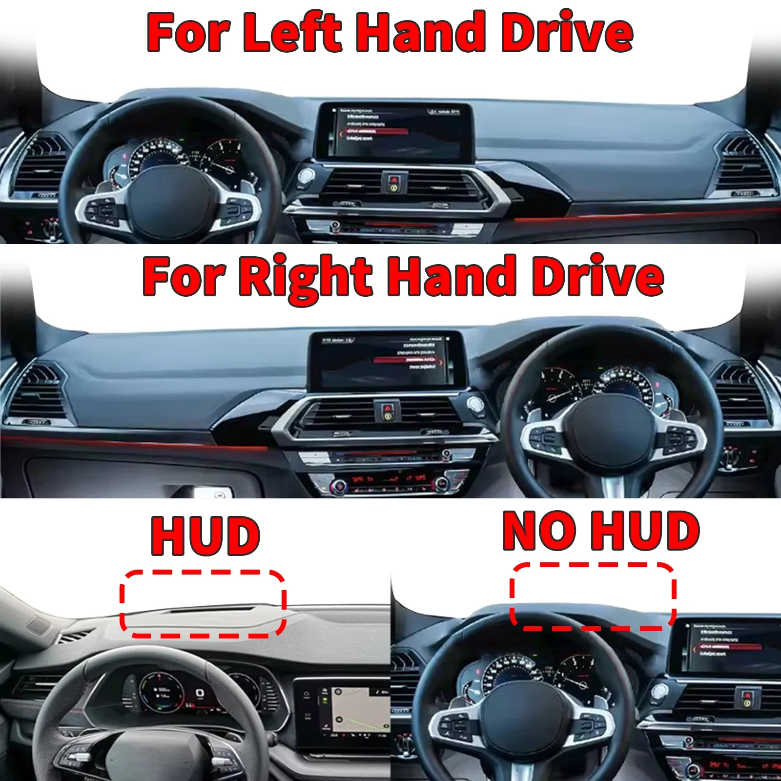 for BMW X3 G01 2018-2022 2023 2024 High Quality Dashboard Cover Dashmat Sunshade Anti‑UV Protector Dash Mat Pad Accessories