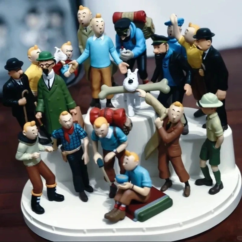 Figur Anime Otentik Dingding Anjing Kapten Figur Aksi Model Boneka Desktop Ornamen Koleksi Kipas Mainan Hadiah Ulang Tahun Anak-anak