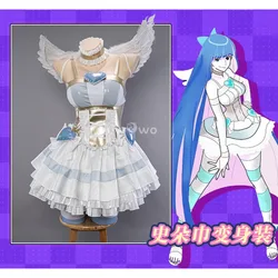 Anime Kous Anarchie Uniform Vechten Panty Cos Kous Met Garterbelt Cosplay Kostuum Pruiken Voor Dames Heren Halloween Kostuums