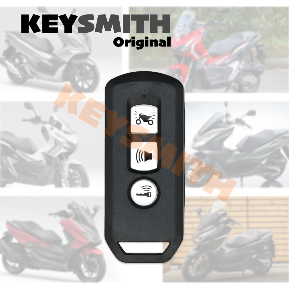 KEYSMITH K77 Motorcycle Smart Key For Honda PCX150 ADV SH150 Complete 433MHz Remote Key Fob ID47 Chip Card