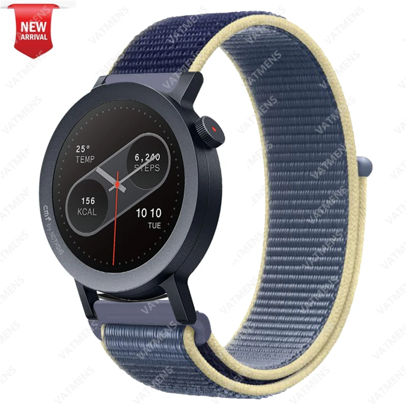 Watch Pro 2-Armband für CMF Watch Pro 2 Ersatz-Smartwatch-Armband, Nylon-Sport-Loop-Armband, Correa-Band – Detail 33
