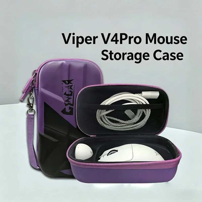 Travel Hard Carrying Case for Razer Viper V4 Pro Gaming Mouse Protective Storage Bag Wireless Gaming Mouse Bag
