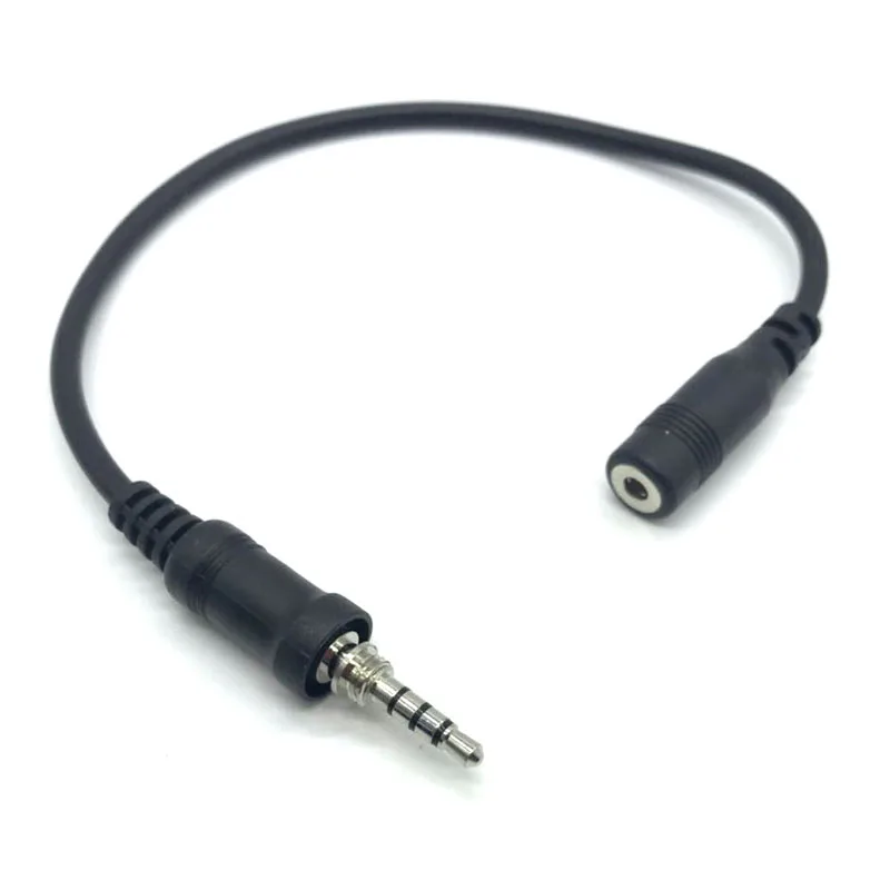 Audio Transfer Cable para YAESU, 3.5mm Female Plug Connector, Vertex, VX-7R, VX-6R, VX-177, Twoo Way, Radio Headset, fone de ouvido