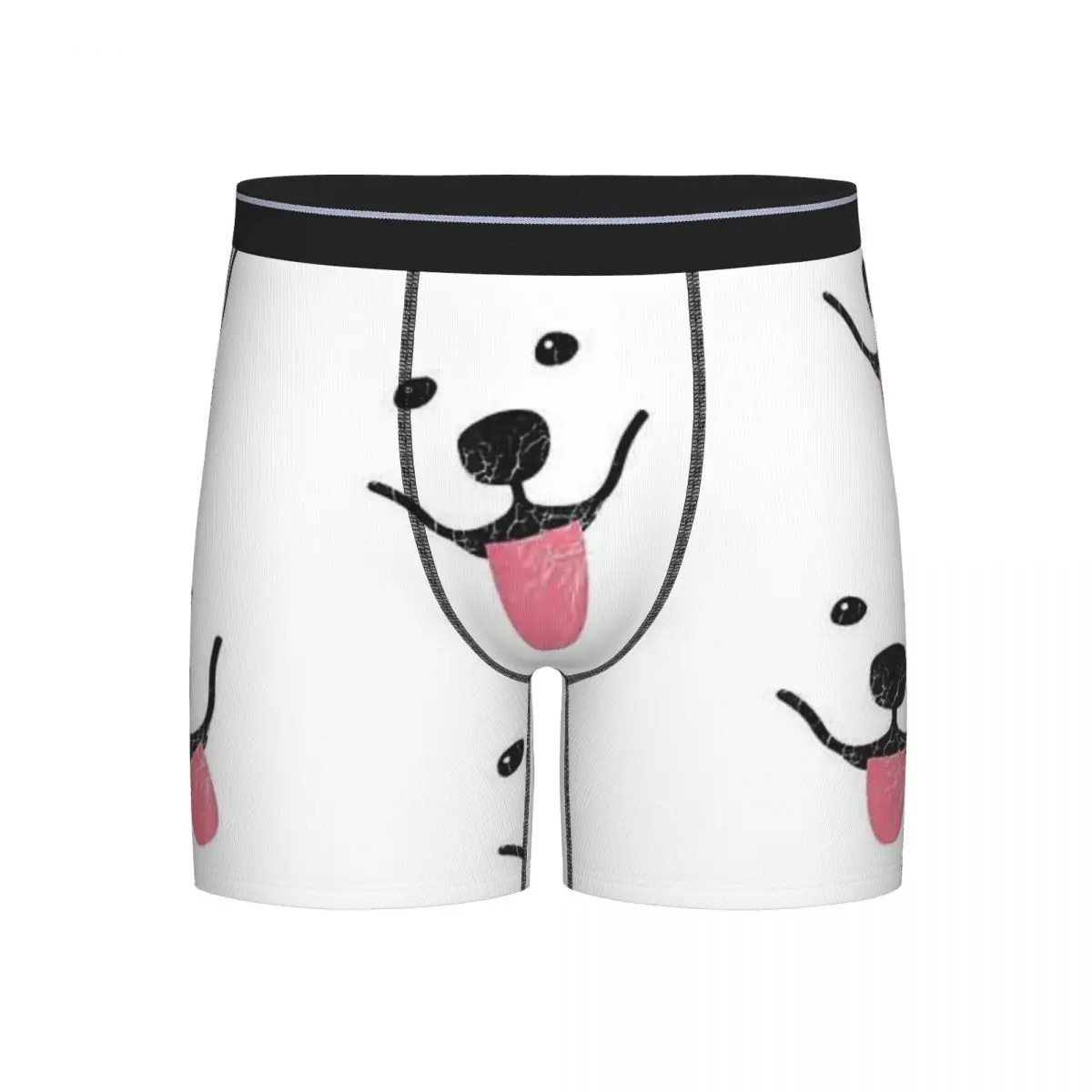 

Длинные трусы-боксеры, шорты, забавные самоедские трусы, мужское дышащее нижнее белье для мужчин, подарок бойфренду