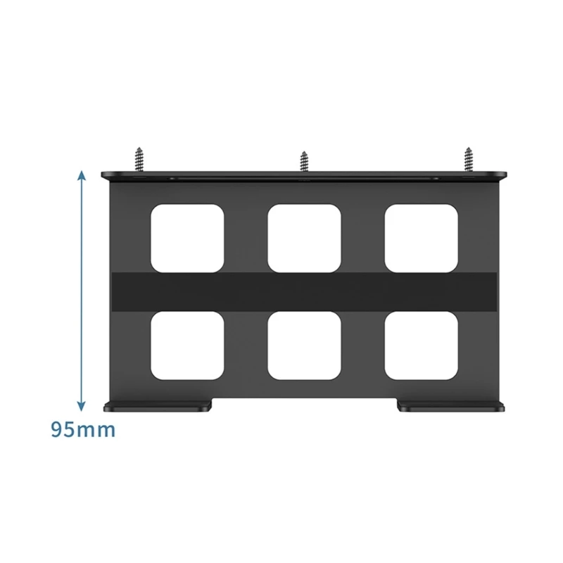 Space Saving Under Desk Holder Shelf Support Bracket For Small Electronics And Consoles Game Console, MINI PC Equipment