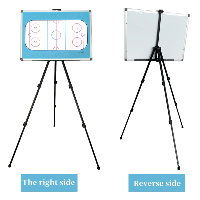 freestanding-single-sided-ice-hockey-tactical-board-1-set-70×50cm--must-have-for-coach-training-demonstration