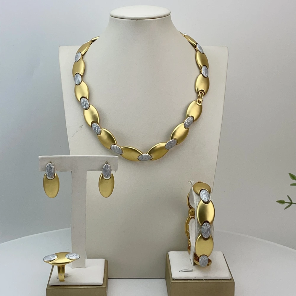 Italian Jewelry Sets Beautiful Simple Jewelry Bridal Jewelry for Women Wedding Gift FHK29846