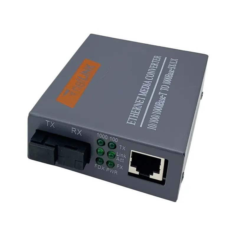 Netlink Gigabit Media Converter 10 100 1000m Base Fiber SC To Rj45 20KM HTB-GS-03 HTB-GM-03 Gigabit Fiber Media Converter