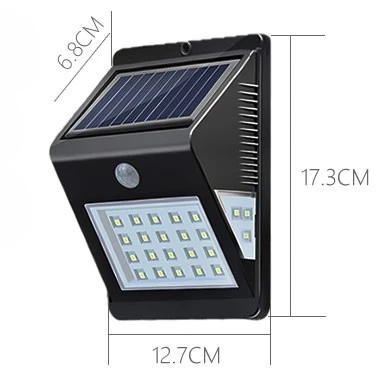 Outdoor Solar Powered Lighting Fixtures Without Wiring Clips Household Courtyard Rainwater Proof Human Sensor Lights