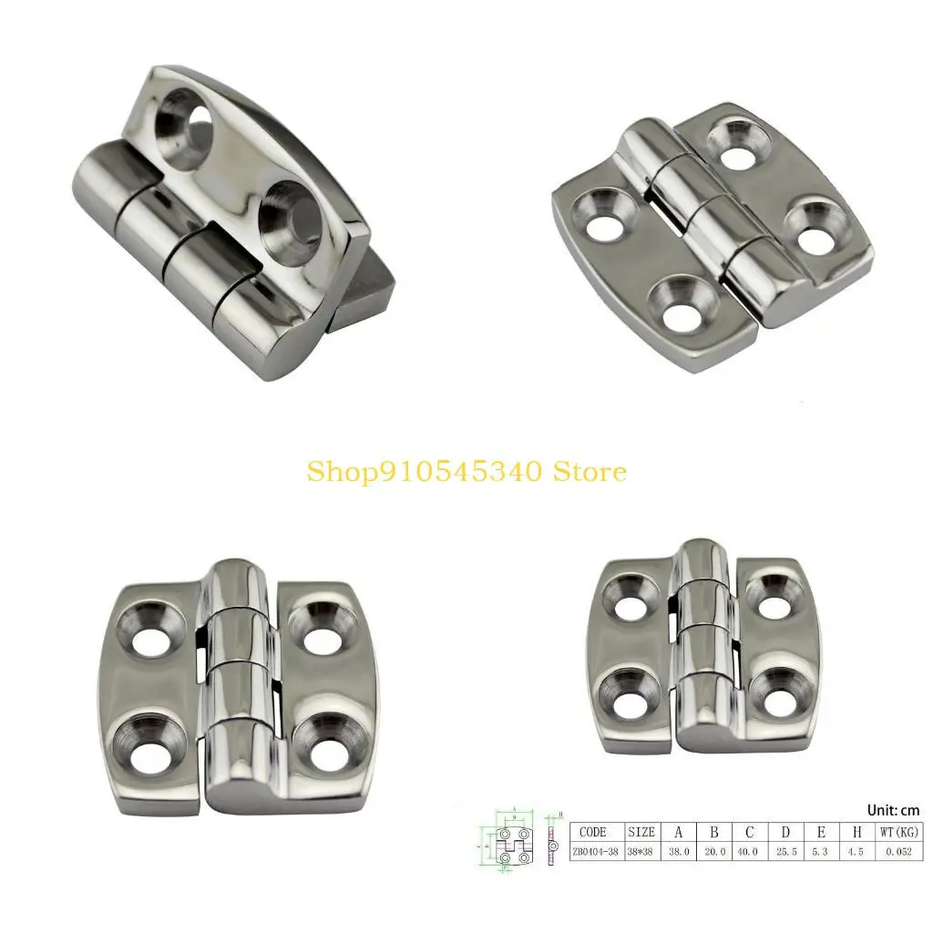 

U2JA ardware Stainless Steel Hinges Door Connector Drawer 4 Mounting Holes Door Hinge