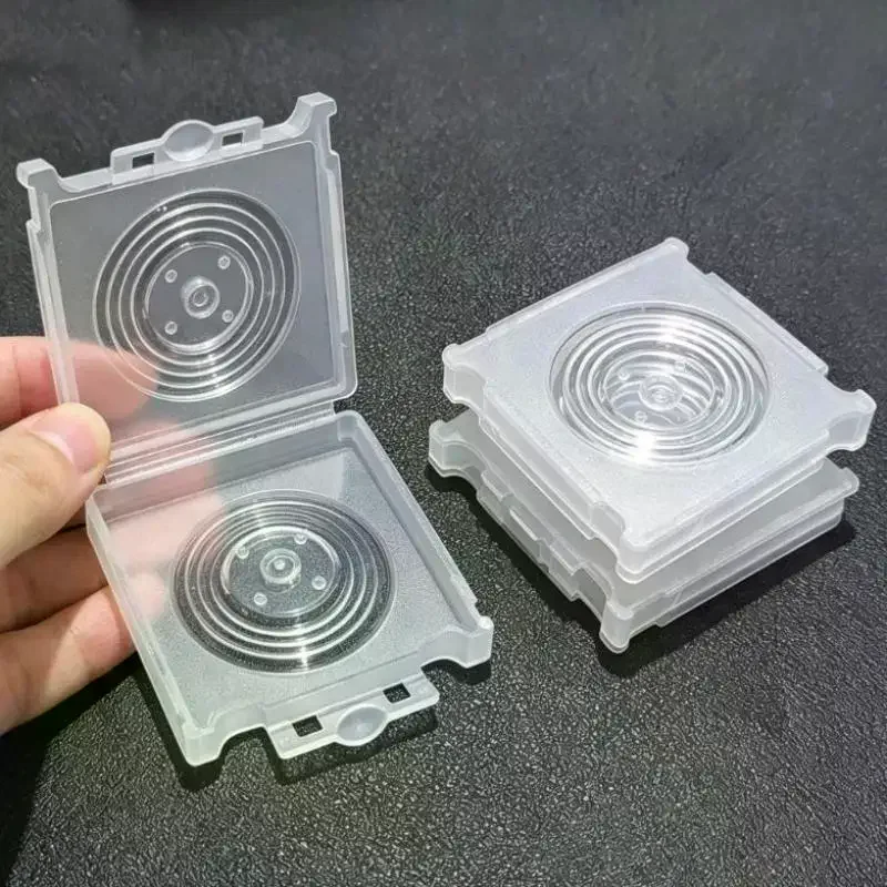 1/3/5pcs Watch Dial Storage Box Transparent Dust Proof Secure Snap Closure For Watch Repair DIY Hobbyists