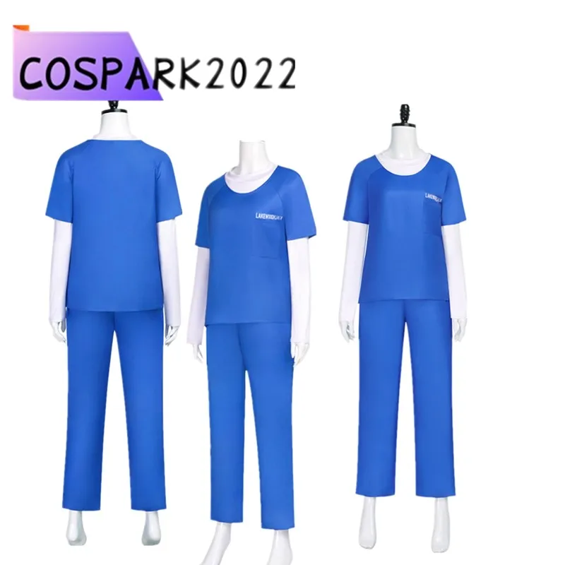 Polaris Cosplay Lorna T-shirt Dane Costume The Gifted Fantasia Adult Women Blue Top Pants Outfits Halloween Carnival Party Suit