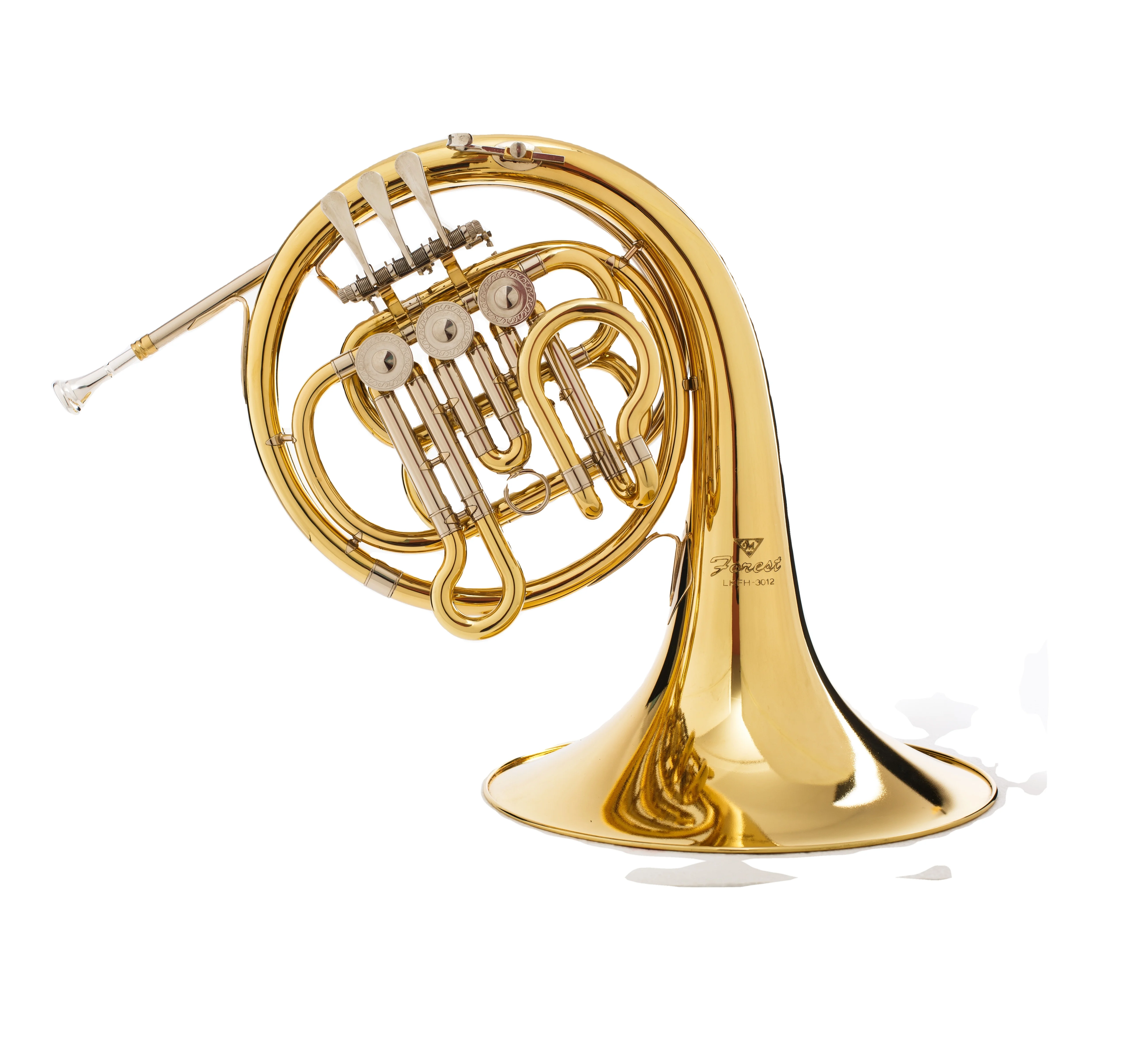 Factory Price Musical Instrument Brass Body Bb French Horn For Kids OEM