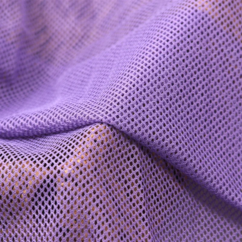 1m 2x2 Low-Stretch Mesh Fabric for DIY Sewing Mosquito Net Curtain T-Shirt Sportswear Knitted Lining Fabric Cloth Accessories