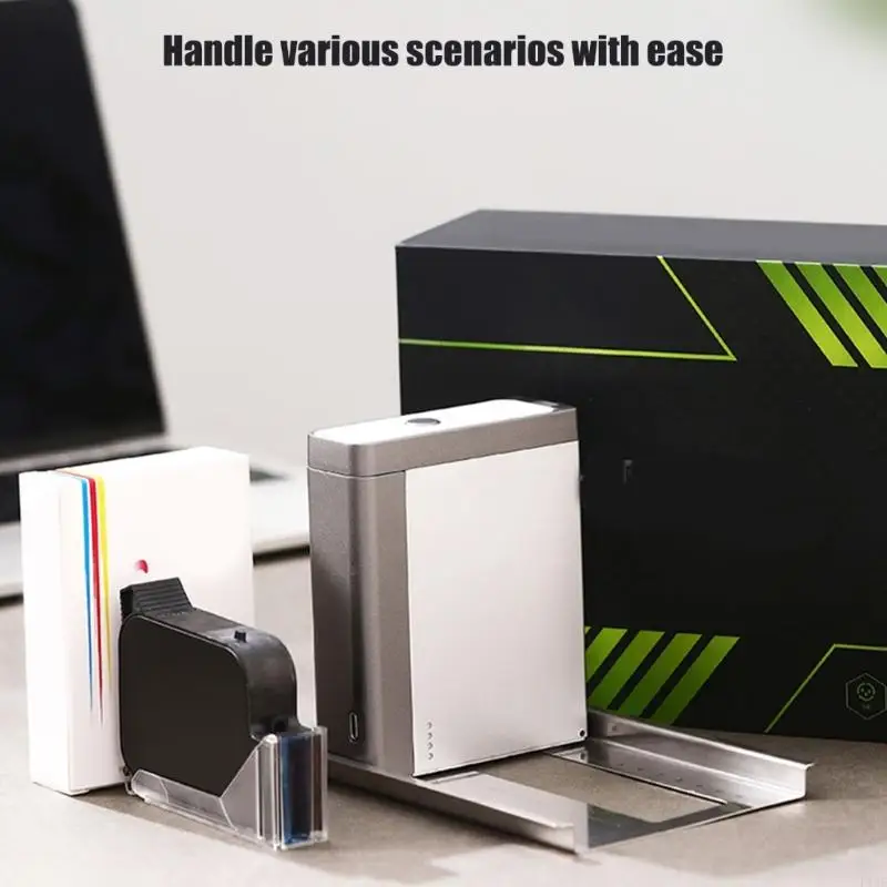 

Handheld Printer Create Customizable Designs On Desserts Drinks 300DPI WiFi Connection Portable F19E