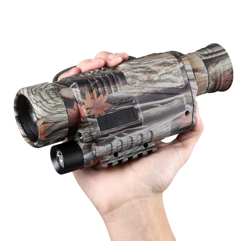 Top quality digital night vision monocular multi-functional   video recorder camcorder 5x40 hunting night vision telescope