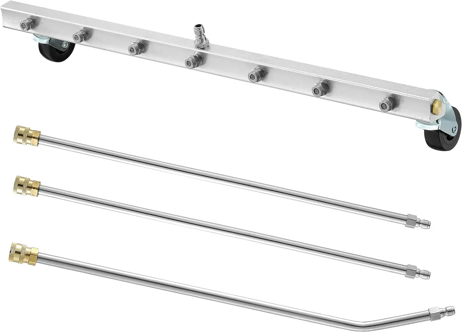 

Мойка высокого давления ходовой части, 24 фута, распылитель с 7 насадками и 3 удлинительными трубками, 4000 фунтов на квадратный дюйм