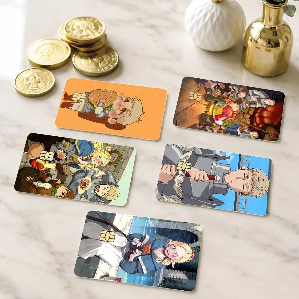 A-Anime D-Delicious in Dungeon Credit Card HD Stickers Small Chip Waterproof Sticker Game Card Decal Gift