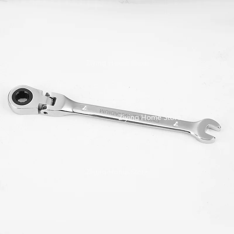 Suitable for Adjustable Ratchet Wrench, Plum Blossom Opening, Dual Head Dual-use, Quick Adjustable Mirror Wrench