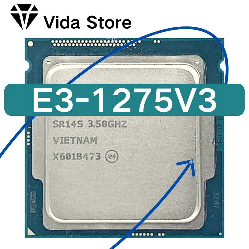 

Xeon-E3-1275V3 Quad-Core 3.50GHz, 8M, Socket 1150, E3 1275 V3 E3 1275V3 E3-1275 V3