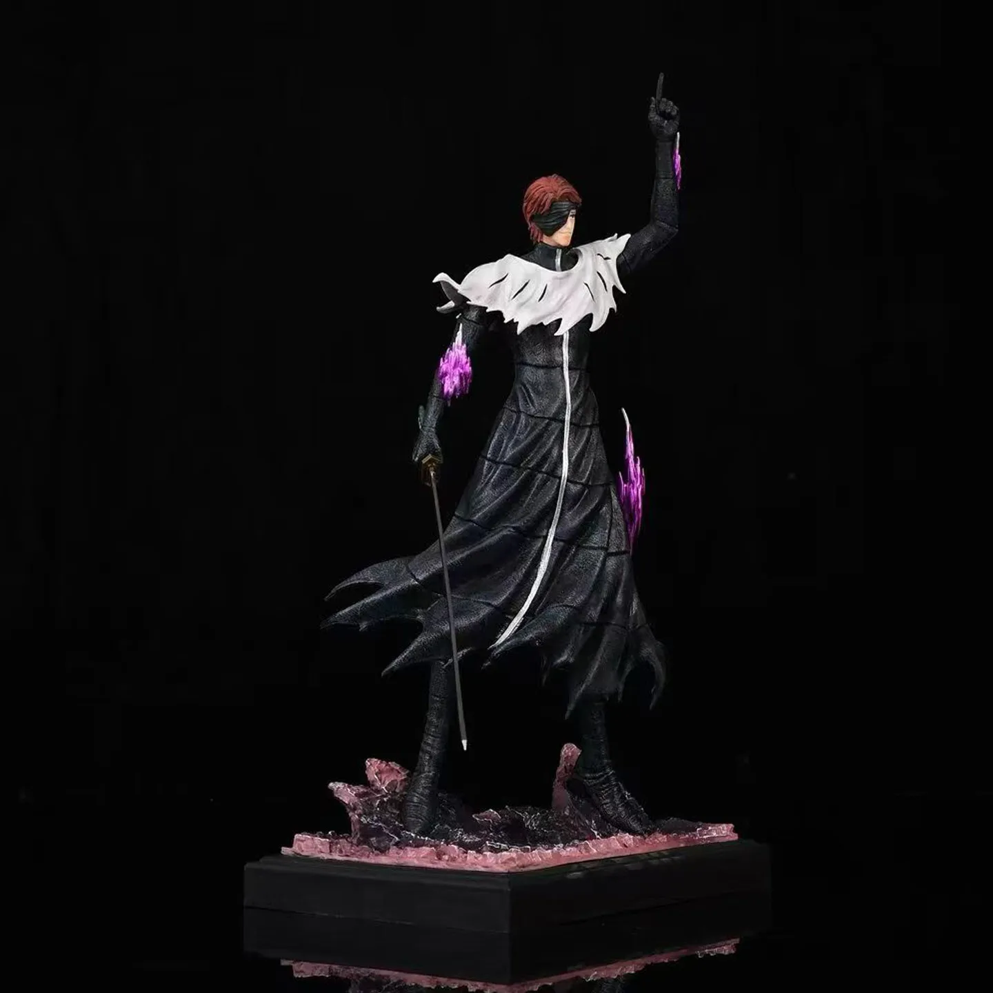 Figura de Aizen Sousuke de Anime, estatua coleccionable de Bleach, modelo para decorar escritorios, ideal como adorno, juguete o regalo para los fans del anime.