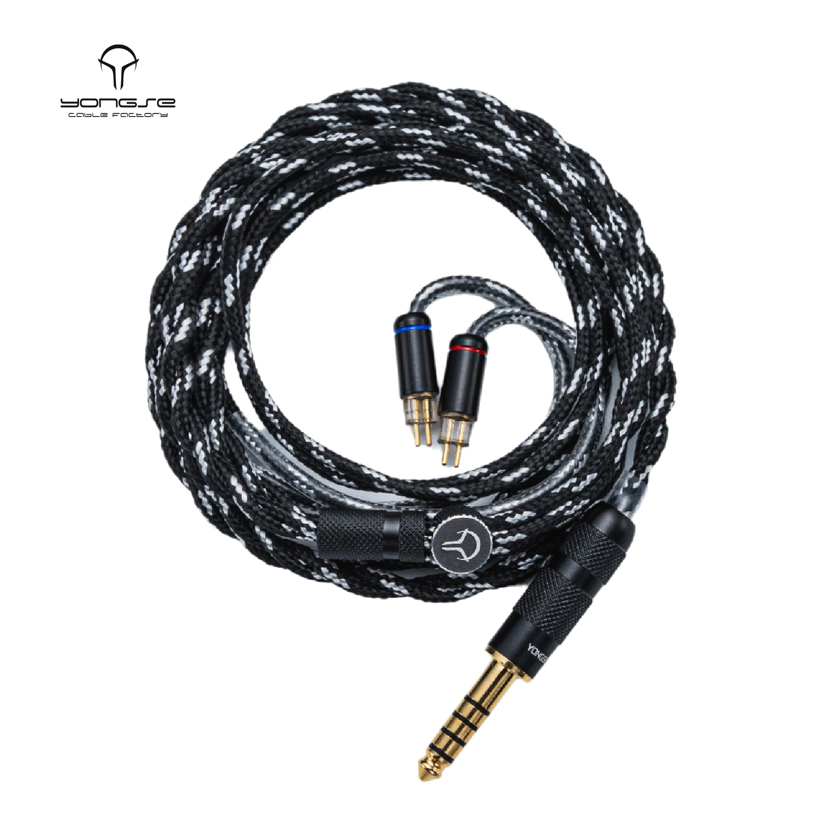 

Кабель для наушников Yongse Piano 6N из монокристаллической меди для IEM-наушников, аудиоаксессуар