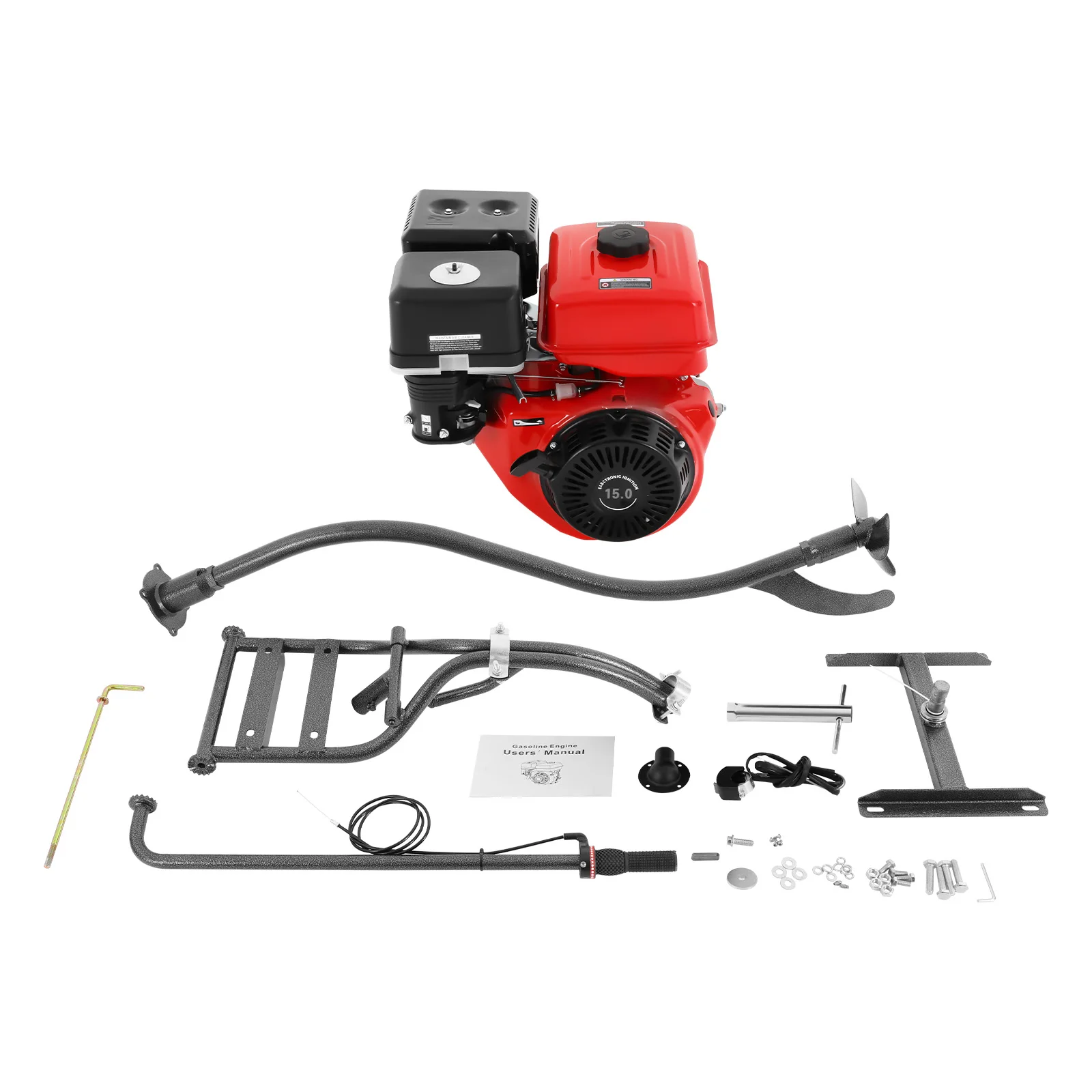 

420cc Outboard Motor Fishing Boat Engine 9.0kW 3600rpm Four-stroke Outboard Engine for Small Boats of 9.84-19.69ft