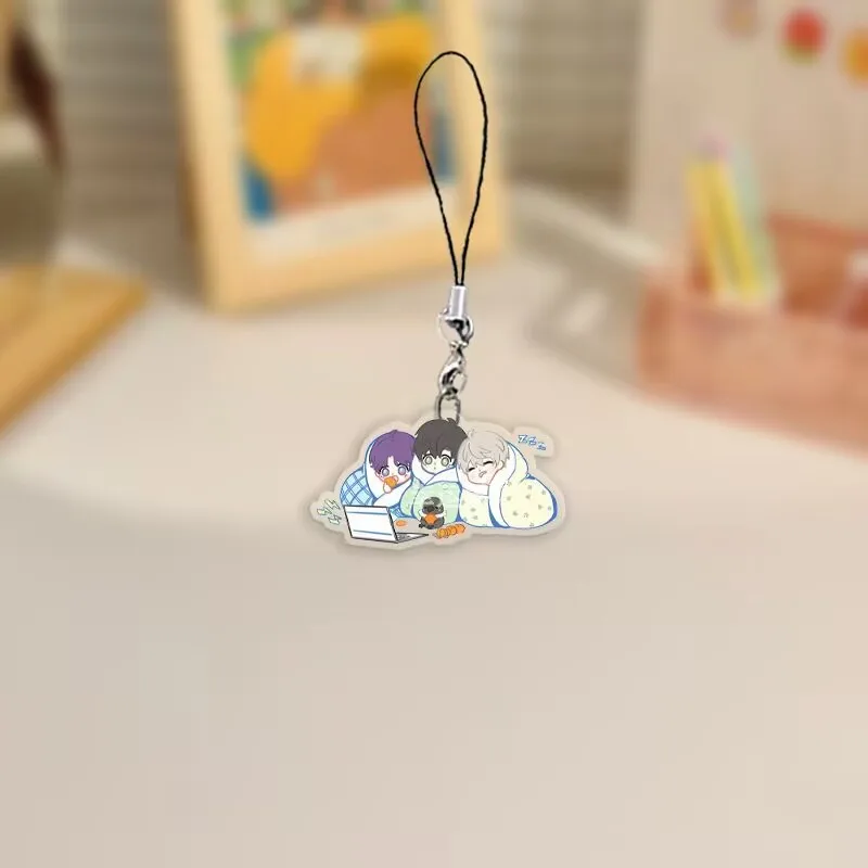 Цепочка для мобильного телефона «Love and Deep Space», кулон для школьной сумки, чехол для телефона, аксессуар-подвеска, ювелирная цепочка Caleb Sylus Rafayel