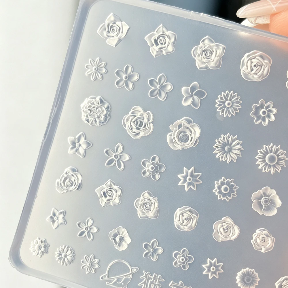 3D Silicone Mini Flower Nail C - огляд і ціна Resin Art Rose Petals