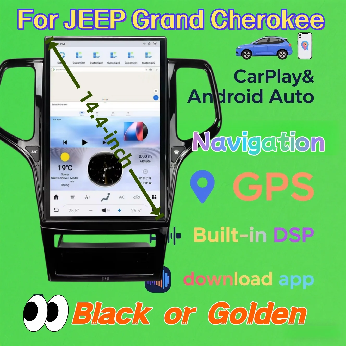 ΠΠΠΠ«Π 14,4-Π΄ΡΠΉΠΌΠΎΠ²ΡΠΉ Π’-ΠΎΠ±ΡΠ°Π·Π½ΡΠΉ ΡΠΊΡΠ°Π½ Android 13 Π΄Π»Ρ Jeep Grand Cherokee 2010-2014-2021, Π°Π²ΡΠΎΠΌΠΎΠ±ΠΈΠ»ΡΠ½ΡΠΉ GPS-Π½Π°Π²ΠΈΠ³Π°ΡΠΎΡ, ΠΌΡΠ»ΡΡΠΈΠΌΠ΅Π΄ΠΈΠΉΠ½ΡΠΉ ΠΏΠ»Π΅Π΅Ρ, ΡΠ°Π΄ΠΈΠΎΡΠΏΡΠ°Π²Π»ΡΡΡΠ΅Π΅ ΡΡΡΡΠΎΠΉΡΡΠ²ΠΎ ΠΠΠΠ«Π 14,4-Π΄ΡΠΉΠΌΠΎΠ²ΡΠΉ Π’-ΠΎΠ±ΡΠ°Π·Π½ΡΠΉ ΡΠΊΡΠ°Π½ Android 13 Π΄Π»Ρ Jeep Grand Cherokee 2010-2014-2021, Π°Π²ΡΠΎΠΌΠΎΠ±ΠΈΠ»ΡΠ½ΡΠΉ GPS-Π½Π°Π²ΠΈΠ³Π°ΡΠΎΡ, ΠΌΡΠ»ΡΡΠΈΠΌΠ΅Π΄ΠΈΠΉΠ½ΡΠΉ ΠΏΠ»Π΅Π΅Ρ, ΡΠ°Π΄ΠΈΠΎΡΠΏΡΠ°Π²Π»ΡΡΡΠ΅Π΅ ΡΡΡΡΠΎΠΉΡΡΠ²ΠΎ