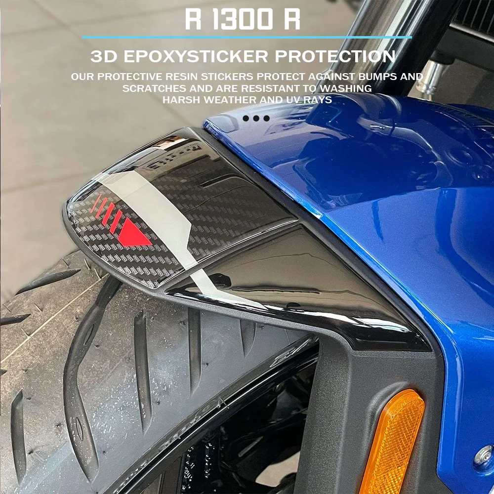 For R 1300 R Front Fender Protection 3D Gel Sticker R1300R 2025 Accessories Motorcycle Decorative Decals